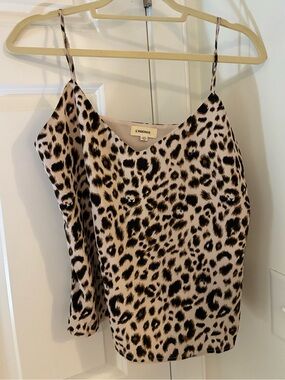L'agence Leopard Tank Top Large